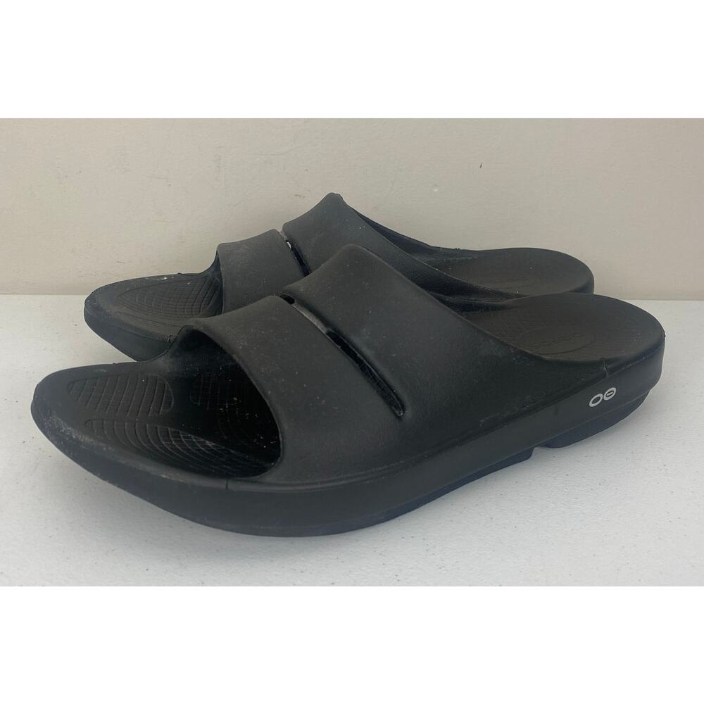 Men Oofos recovery casual rubber slip-on sandals shoes M13/W15 (EU 46)